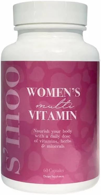 S'moo Women's multivitamin PCOS Multivitamin,《妇女的荷尔蒙平衡》,《妇女的生育补充》,《排卵补充》,《Ovarian保健》(30人服务)