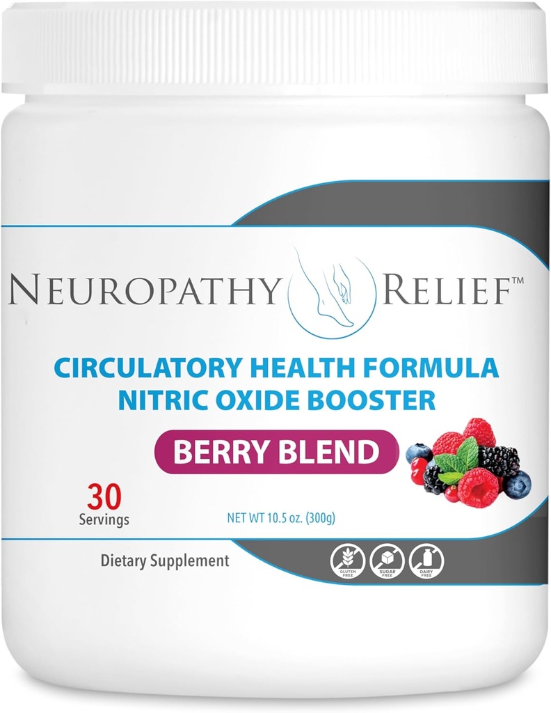 Neuropathy ReliefTM - 循环健康公式 氮氧化物促进剂 - Berry Blend - L-Arginine L-Citrulline