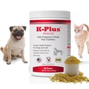 K-Plus Potassium Citrate + Cranberry Granules for Dogs & Cats – Vet-Authorized UTI & Bladder 健康支持 – 帮助维持泌尿平衡和肾功能 – 方便使用 Granules – 60 doss