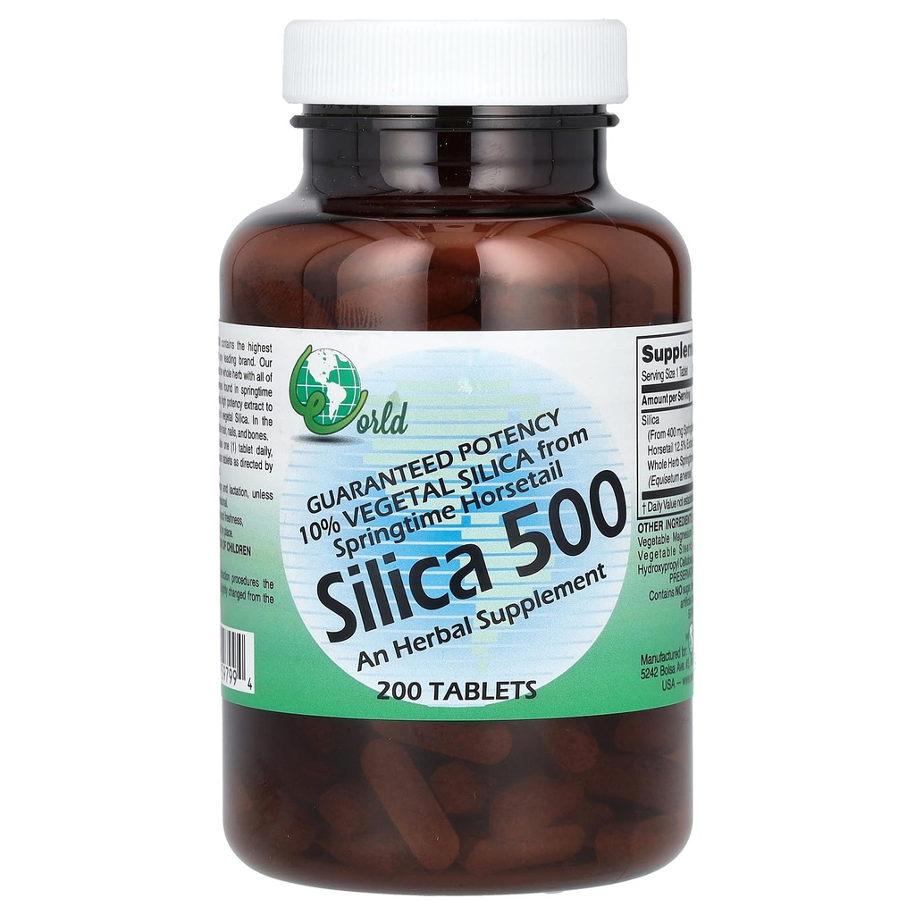 世界有机物 Silica 500Mg Tabs 200