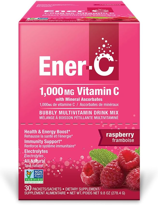 Ener-Life Raspberry 多维塔明 饮用 Mix 30 伯爵 0.3 Oz