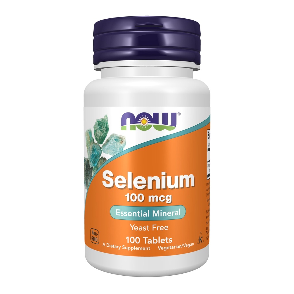 硒(L-Selenomethionine)100毫克,基本矿物*,100块