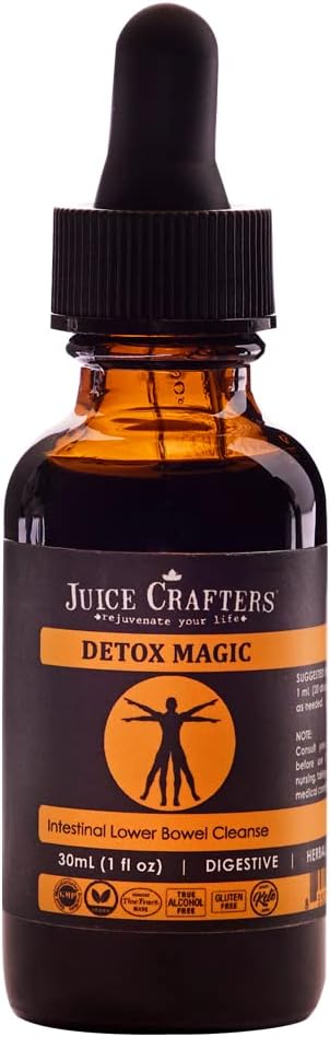 果汁 Crafts Black Walnut Hull Tincture Drop (1 Fl Oz.) - 肠内下鲍尔援助 - 肠内清洁 - 草皮 Cleanse Blend w/ 黑胡桃 Hulls, 禾木