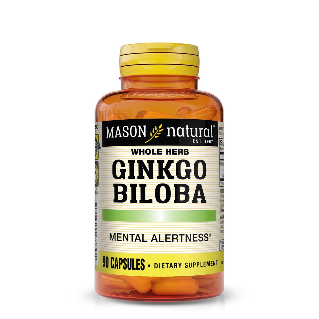 梅森维生素 Gingko Biloba Capsules, 90 伯爵