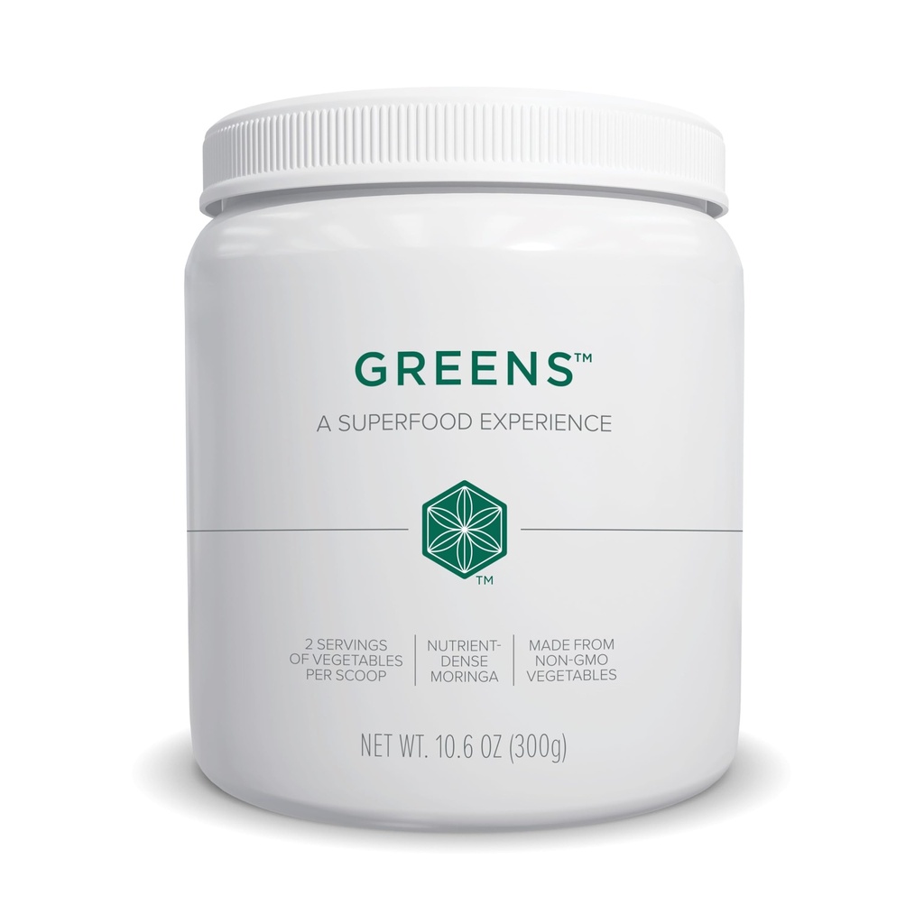 Isagenix Moringa Greens - 含抗氧化剂和超级食品的绿色饮料粉 - 营养补充剂 - 非GMO制造,全食品蔬菜 - 10.6 oz(30种服务)