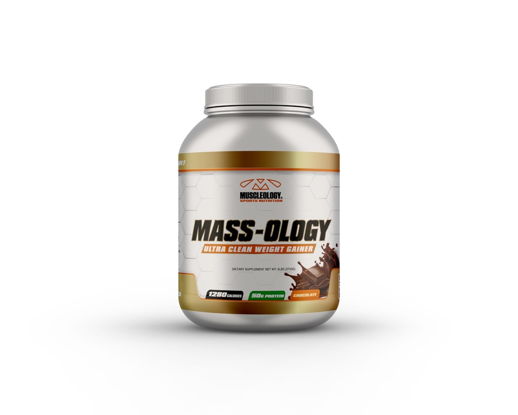 MUSCLEOLOGY Weight Gainer | Whey Protein Powder | Muscle Builder for Men & Women | Chocolate, 6 lbs
