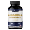 甘油营养 Ashwagandha 补充剂 -- -- 外加强力,用黑辣椒的Ashwagandha Powder Capsules,天然黏液,焦点和能源支持补充剂,120 Veggie Capsules,美国制造