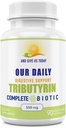 我们的日报Vites Tributyrin 消化热症 Probiotics | 完整 Butyrate 补充 | 550 Mg 延迟释放软胶 | 免疫支持 | 90 服务 | Vegan 公式