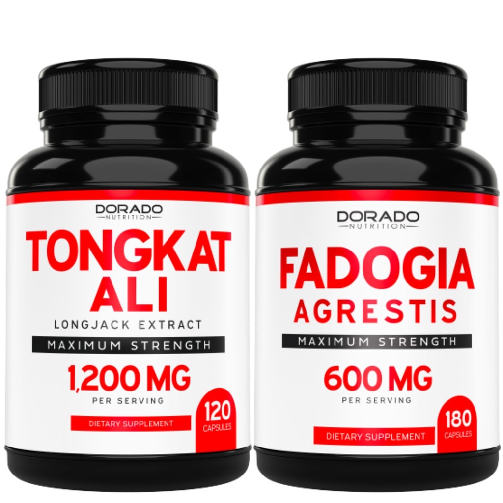 DORADO NUTRION Tongkat Ali 提取(长杰克) Eurycoma Longifolia和Fadogia Agrestis 600mg 提取(长杰克)