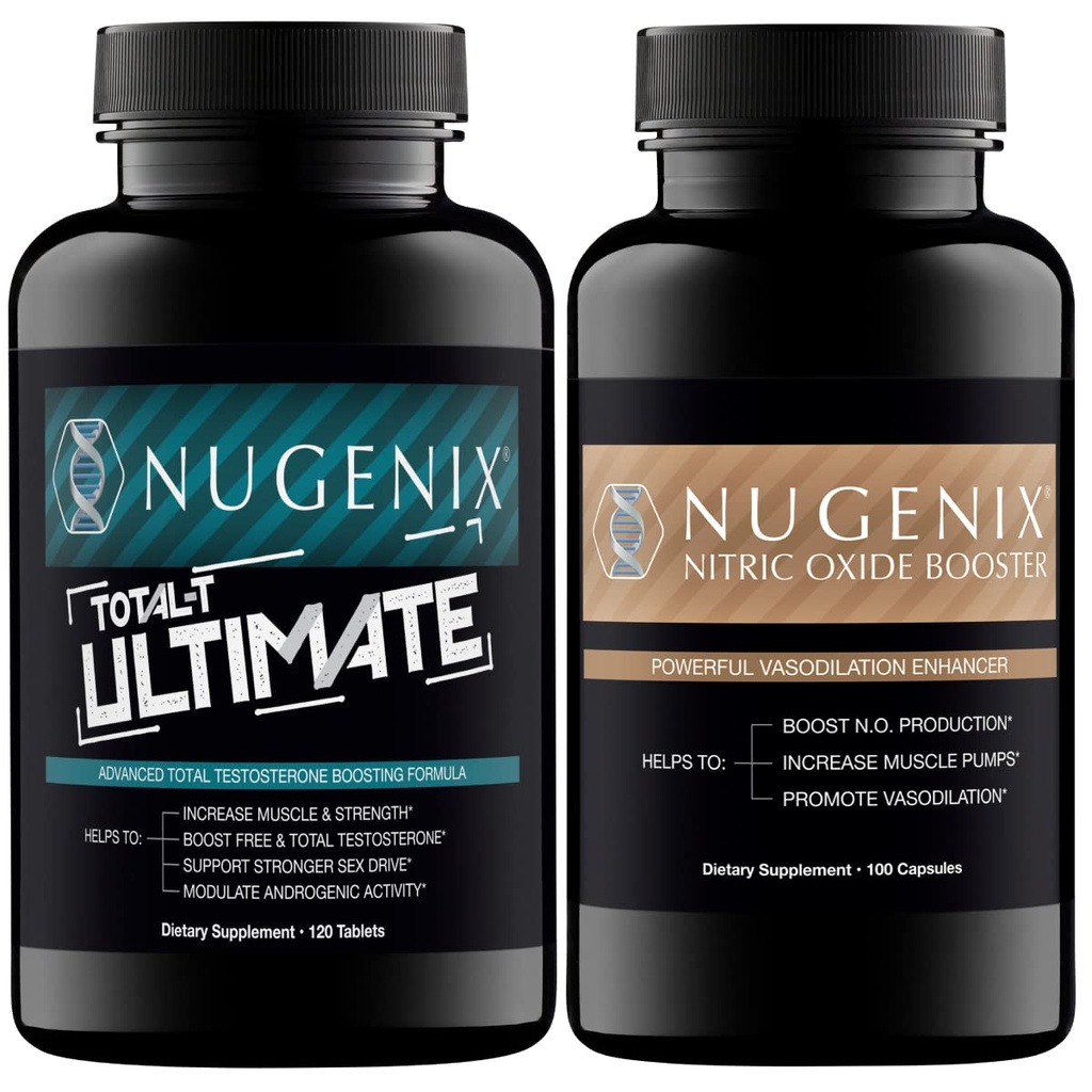 Nugenix 总-T 男子测试性酮助推器和男子氧化氮助推器