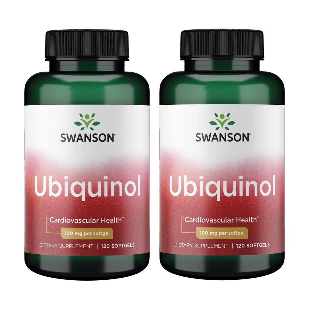 Swanson Ubiquinol 100 mg 120 Sgels 2 包装