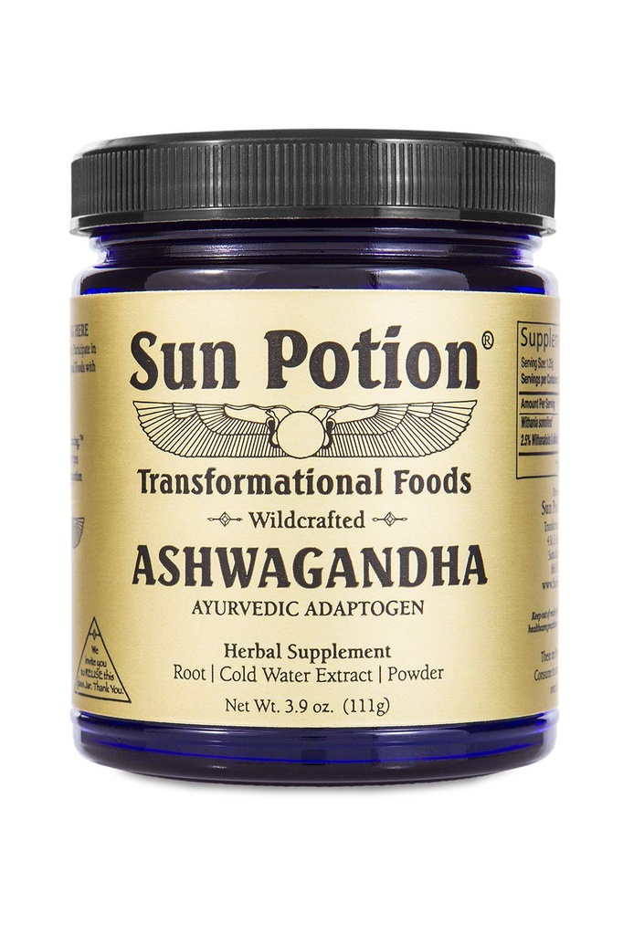 Sun Potion Ashwagandha(手工制作) 111格拉姆 88名服务生