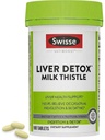 Swisse Milk Thistle Supplement – Liver Cleanse Detox & Repair with Turmeric & Artichoke Extract – Liver Health & Support Supplement for Men & Women, Vegan, 180 Tablets (90-Day Supply)