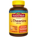 " 自然制造"(Chewable L Theannine 200mg), "L-Thenine 救济压力补充品", "50块Chewable Tables", "50天供应"