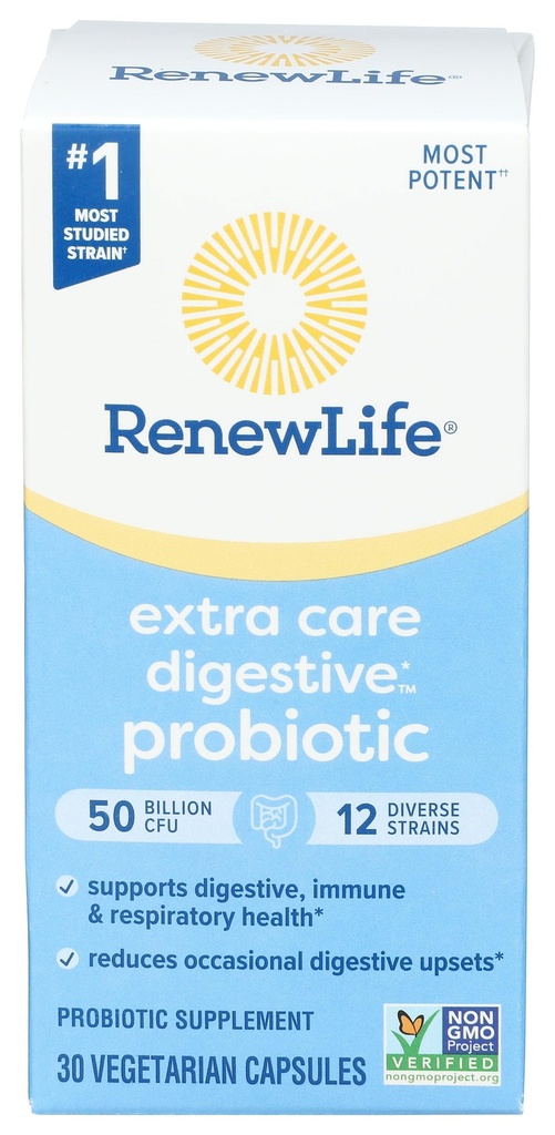 Renew Life Ultimate Flora Extra Care Probiotic 50 Billion, 30 CT
