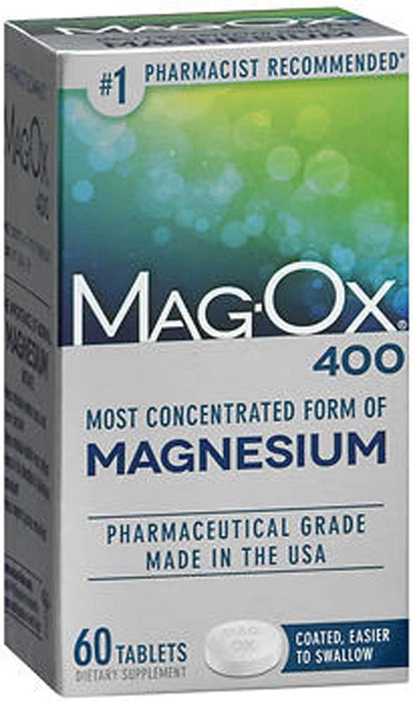 Mag-Ox 400镁,每块60块(3包)