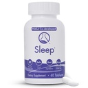 睡眠 - 60 Ct 放松和自然沉睡, 醒来 刷新 NASA 联合开发的睡眠援助 与Valerian Root, Passionflower, Magnesium, Melatonin, Soothing Herbs for over night Recover