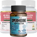 健康包:2瓶妇女抗生素+1瓶Spermidine & Fisetin – 消化性健康、细胞更新和妇女抗衰老支助