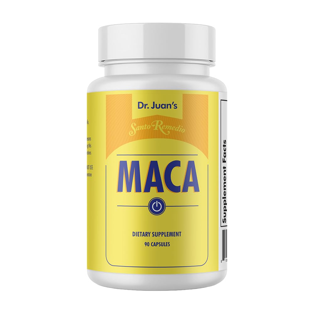 Santo Remedio Maca,《帮助支持健康能量水平》,《饮食补充》,每期750毫克,《蔬菜》,《无人工火焰》,《无人工颜色》,《90卡普尔》,《90剂量》