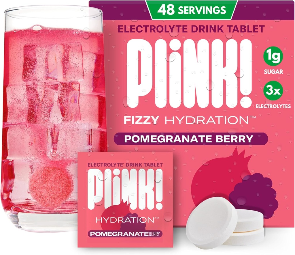 闪烁! Fizzy Electrolyte Tables for Adults & Kids – Pomegrant Berry, 48ct – Family – Friendly Daily – 低糖, Vegan, Keto Friendly, 非GMO 互联网档案馆的存檔,存档日期2013-12-02.