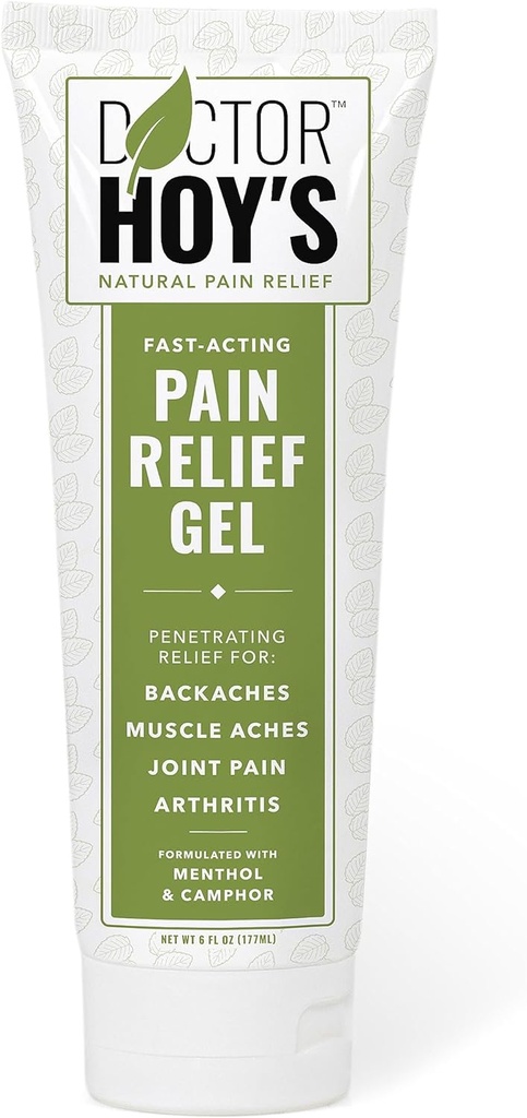 DOCTOR HOY的自然疼痛救济Gel、针对关节炎、联合疼痛的Titleal Arnica防炎Gel和Muscle Strains - 清洁、安全和有效的疼痛救济