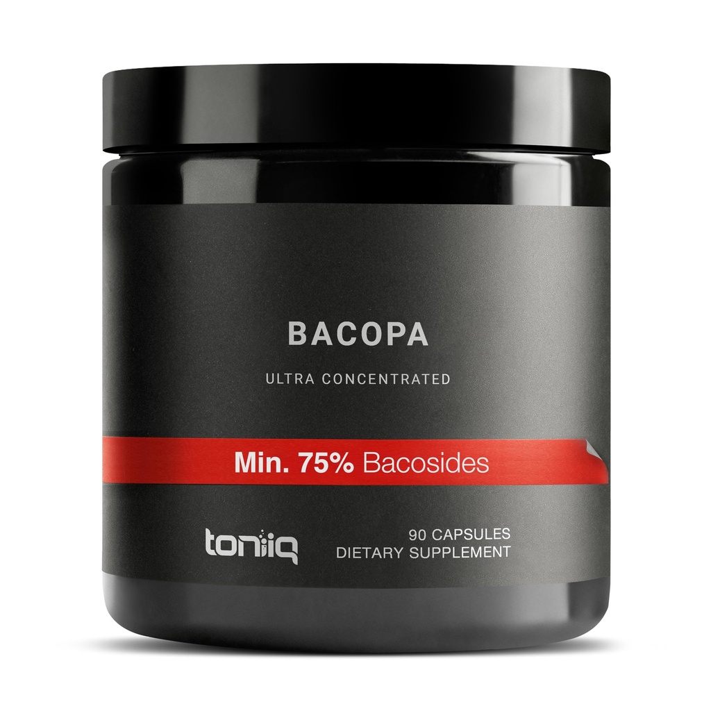 Bacopa - 超高可能性 45:1 提取物含75%的Bacosides - 高度集中 - 第三方实验室测试 - 90 Capsules