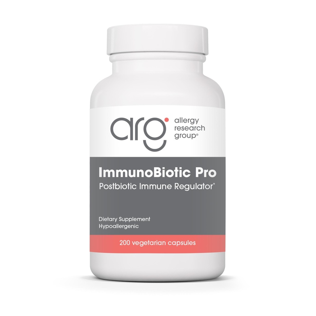 过敏性研究 免疫生物学 Pro 补充物 - 乳腺杆菌 Rhamnosus Lysate Powder 75mg,免疫生物调控器,免疫支持,蔬菜 Capsules - 200 Counter