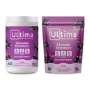 Ultima Electrolyte Powder Drink Mix Bundle – 无糖食品 – Grape, 90个服务罐和20个Sickpack – 6个电解质和矿物 – Keto Friendly, Vegan, 非GMO