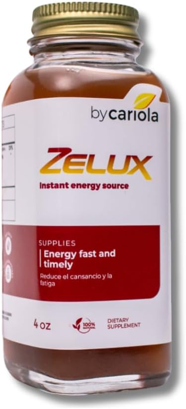Zelux 补充 4 oz 能量来源 - 男子测试助推器 - 自然Stamina - 耐力 - 能量助推器 - Damiana, Tribulus Terrestri, Ginkgo Biloba, Maca
