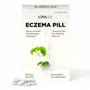 Loma Lux Eczema药丸 – 天然 Eczema 治疗补救 – 皮肤科医生开发 – 7 矿物 清除和防止严重 Eczema 缩放 拉什 成人、儿童、托德勒斯的抗痒皮肤面孔