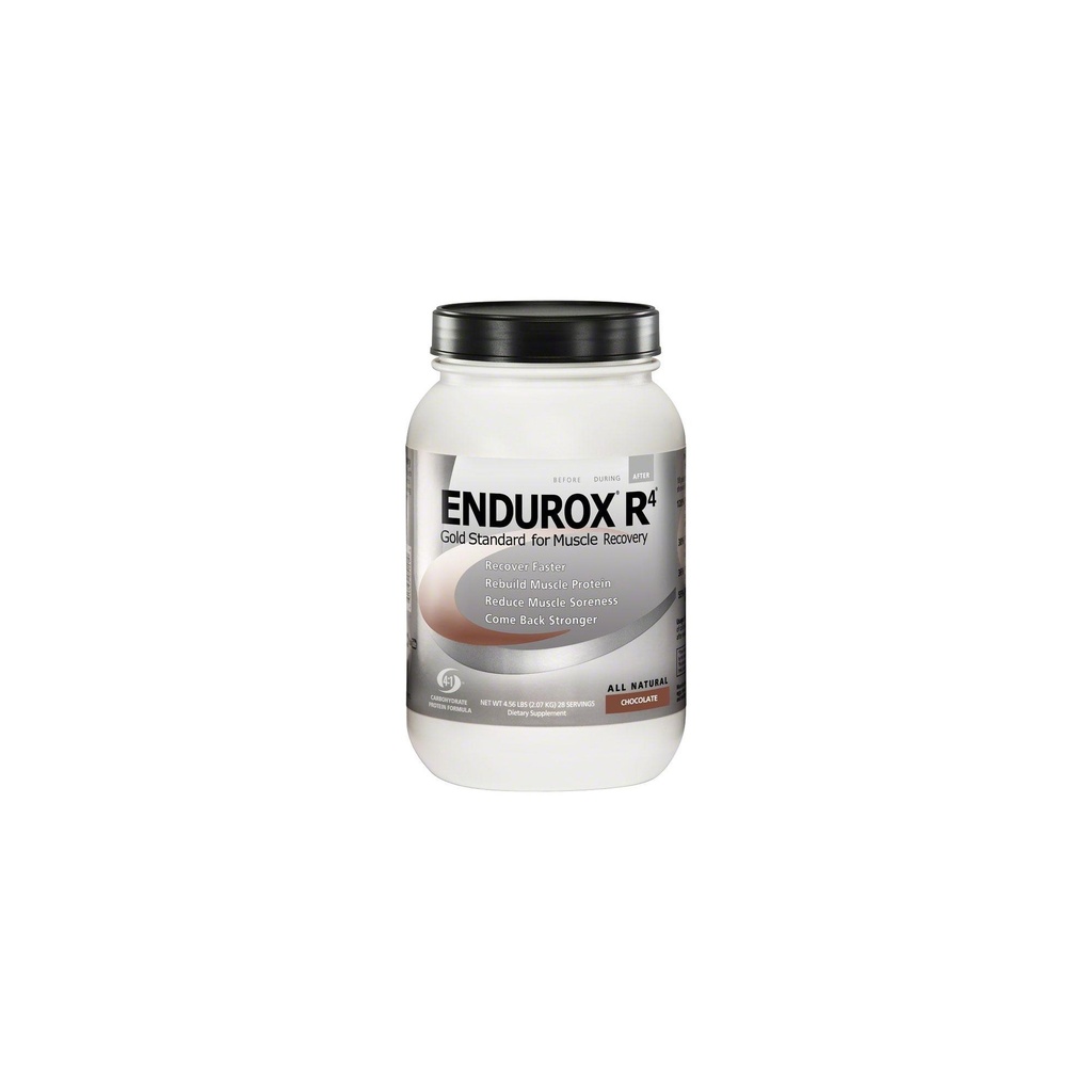 Endurox R4 by Pacific Healh - All Natural Workout Recovery 饮水混合蛋白质+碳与电解质 - 用于更快的恢复,降低疼痛和肌肉重建 - 28 services (Chocolate)