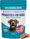Tummy Basics Probiotic Chews for Dogs, 支持狗和坚固凳子的Gut Health, 帮助消除消化功能障碍, Dog Probiotics in The United States, 30 Chews
