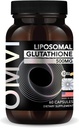 OMVI 配方, Liposomal Glutathione Capsules, 高级吸收, 强抗氧化剂, 活体解毒剂, 免疫增强剂, 抗氧化剂补充能源, 脑, 皮肤, 活体健康( 500mg, 60 Capsules)