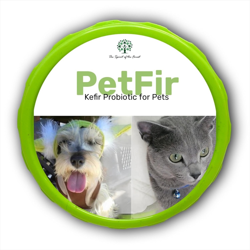 Petfir Pack Kefir for Dogs and Cats 补充Pets 亲生犬高级亲生犬公式(85 gr)