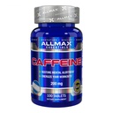 AllMAX 营养咖啡因药丸 可持续能源和预药 - 工作精神焦点 快速吸附和维冈,200毫克,100片