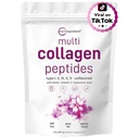 微粒成份 多科拉根百合药粉, 2lb → 类型 I, II, III, V, X + Biotin, Vitamin C & Hyaluronic Acid → 支持头发,皮肤和联合健康 → Keto, 非GMO