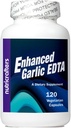 增强型大蒜 EDTA 120 胶囊-1000mg 高钾钙 碘化ium EDTA 公式-无镁立体或含 Ze的铝 - 1瓶120胶囊
