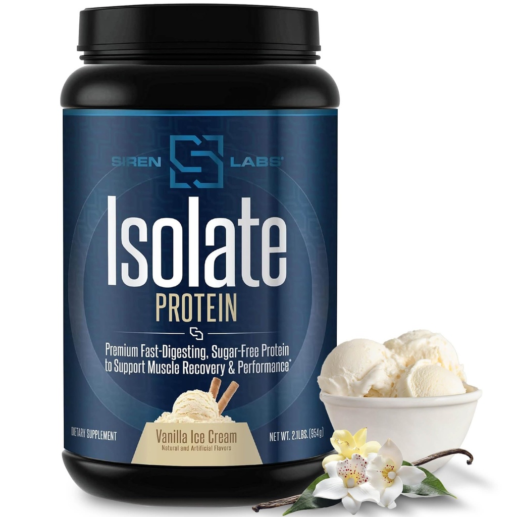 与氨基酸(包括利安肌肉生长和恢复的谷氨酸)的蛋白酸和水解酸单胺-香草冰淇淋(30种)