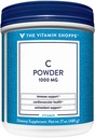 维生素店 维生素粉 1000MG,支持免疫和心血管健康的抗氧化剂(17 Ounces Powder)