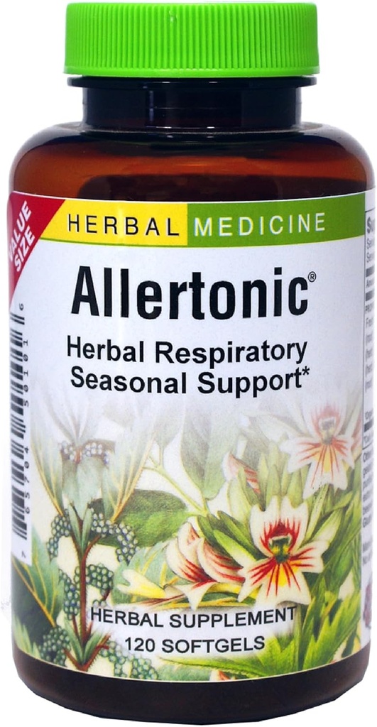 Herbs Etc. Alertonic - 健康呼吸支持 - Herbal 混合治疗季节性不适症 - 肺部和呼吸卫生支持 Stinging Nettle - 120 Softgels (120 services)