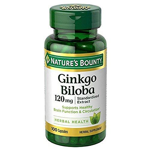 自然之恩金戈·比洛巴120mg,100 Capsules (Pack of 2)