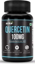 Quercetin 100mg Capsules - 标准化为95% → 高纯度和生物可用性补充 → 天然生物氟化物和强抗氧化剂(30个Capsules)