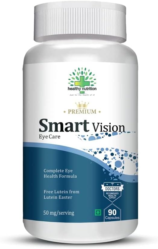 智能视觉护目补品 改进视觉,蓝光,Glare敏捷度和数字卫士公式(Lutein, Zeaxanthin) - Pack of 90 Vegetarian Capsules