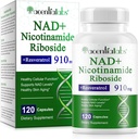 NAD Nicotinamide Riboside Resveratrol 900mg - 与Resveratrol + NAD+的NAD补编 抗衰老、手机能源、DNA修复 NAD Nicotinamide Riboside 900 高吸收