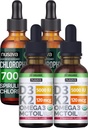 NUSAVA 草莓火焰 D3 K2 滴水和氯脂液体滴水箱 - 用于心脏、联合、能源、和免疫支持的强力液体维生素 - 非GMO、无胶体、每桶2pk