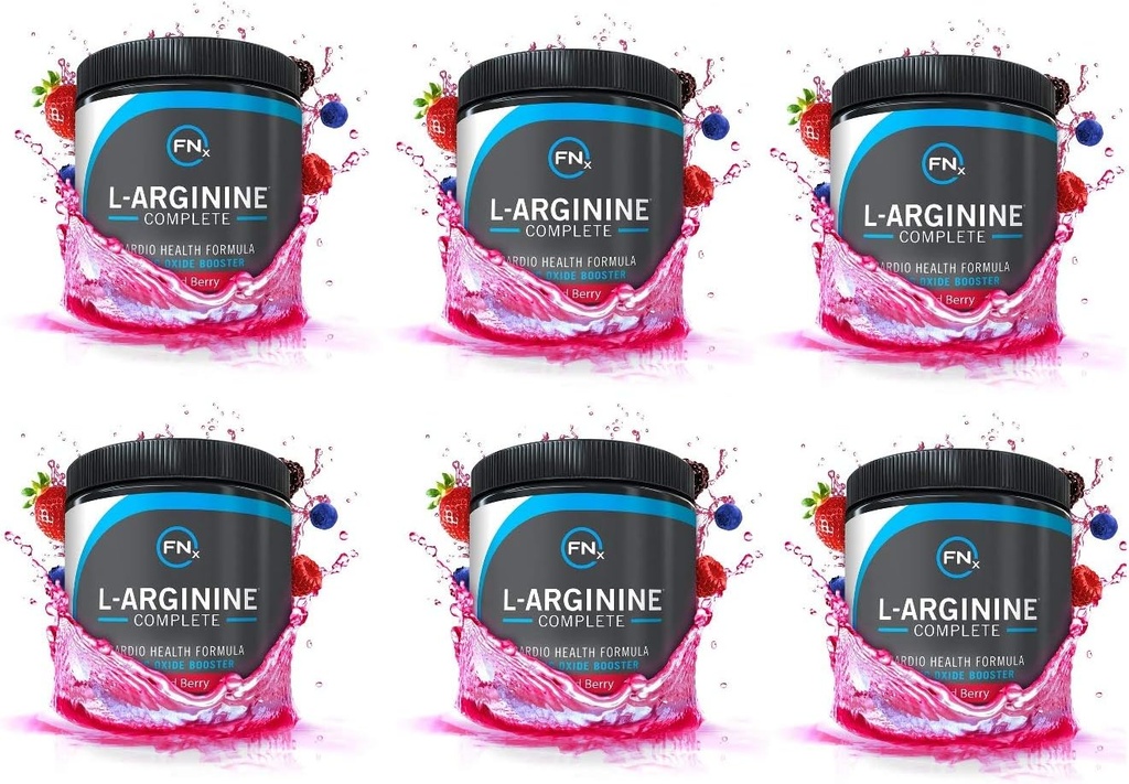 L-Arginine 完整 - 心室健康 5000mg L Arginine → Nitric Oxide Boster → 自然补充 → 混合莓 - 6包