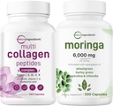 微成份 多烯烃化合物 240 Capsules & Moringa Oleifera 6000mg 等效300 Capsules Bundle 2 Pack → 水解蛋白 Peptides → 抗氧化剂补充剂