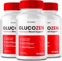 Glucozen Capsules, Glucozen 辅助药 - 最大强度, Glucozen 健康与健康 Capsules, Glucozen 所有天然配方药, Gluco Zen 健康 Capsules Reviews (3 Pack)