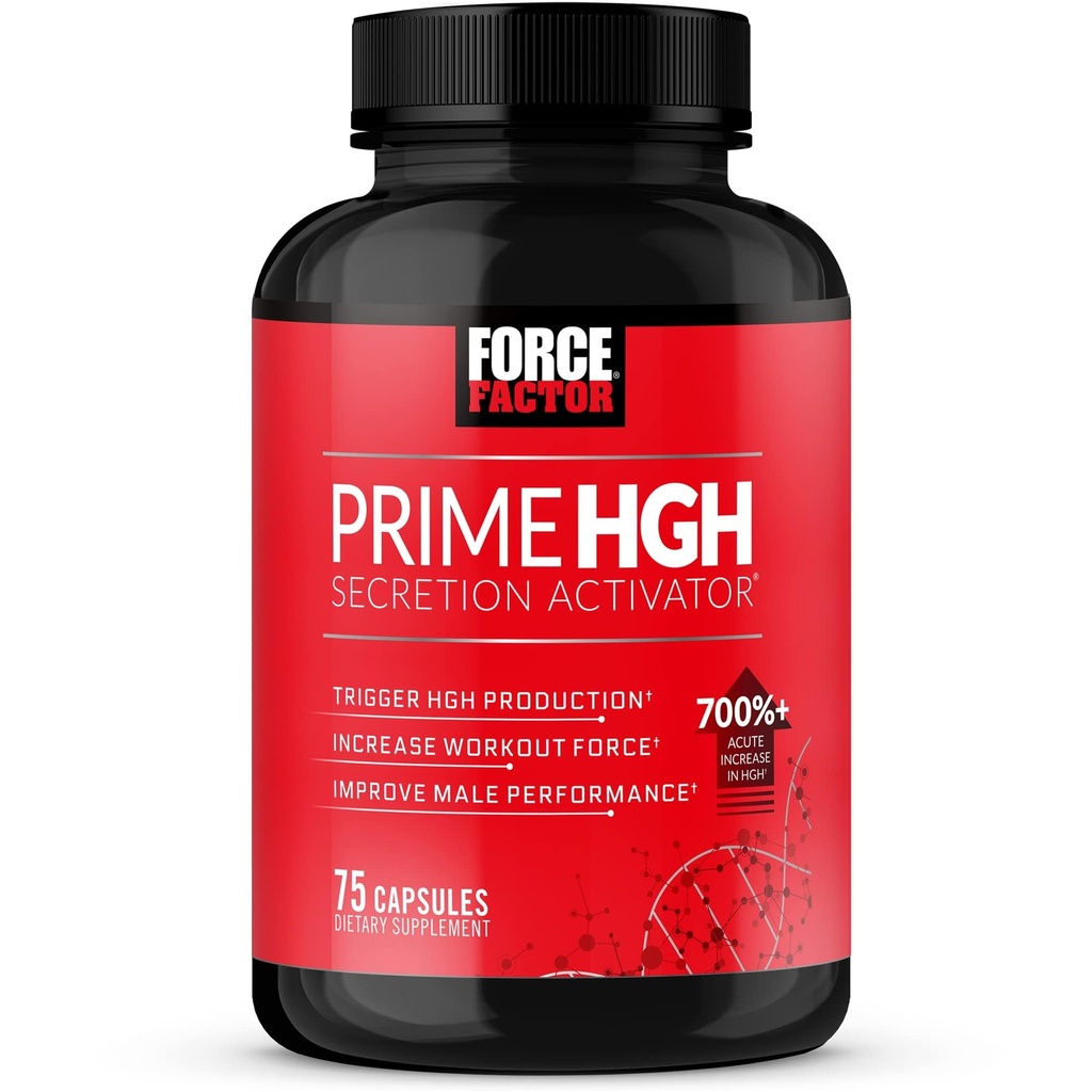 强制因子 Prime HGH 保密激活器,用于临床研究AlphaSize的男性的HGH 补充剂,以帮助触发HGH 生产,增加工作力量,提高性能,75卡普勒
