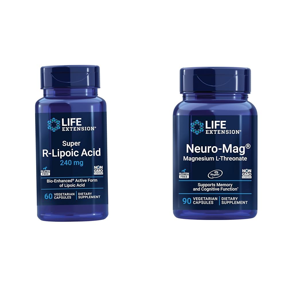 寿命延长 Super R-Lipoic Acid – Oxidative 压力防御和神经-磁性镁 L-激酸,镁 L-激酸的长寿补充